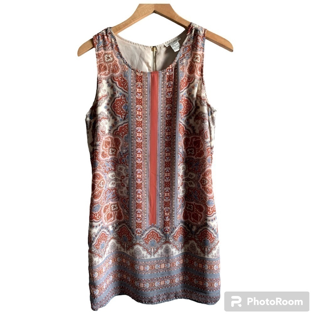Artisan NY Paisley Sleeveless Shift Dress in Size 6